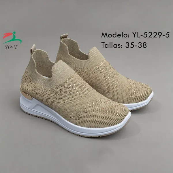 Tenis de Plataforma Tejidos - Mujer/YL-5229 - Image 2