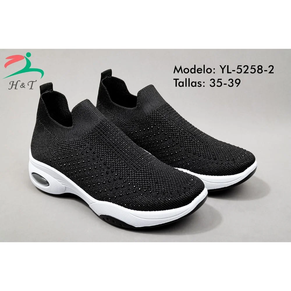 Calzado Tenis Slip-On Brillantes Cómodos Brillitos Mujer/YL-5258 - Image 5