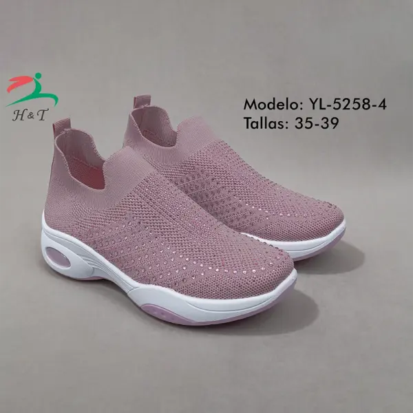 Tenis Slip-On Brillantes - Mujer/YL-5258 - Image 6