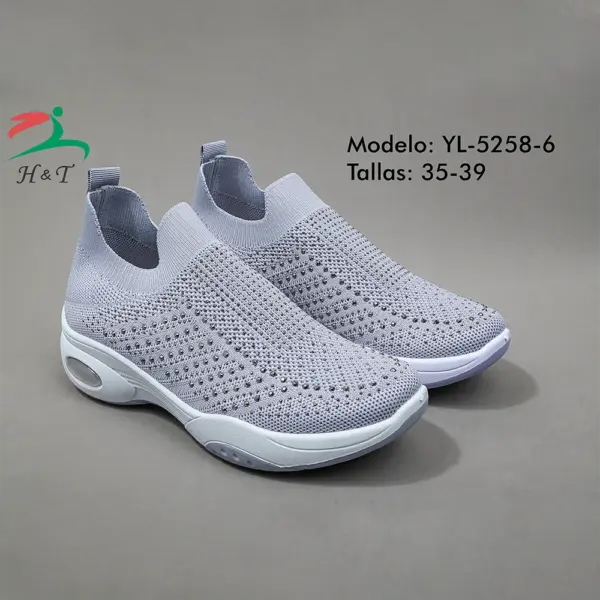 Tenis Slip-On Brillantes - Mujer/YL-5258 - Image 4