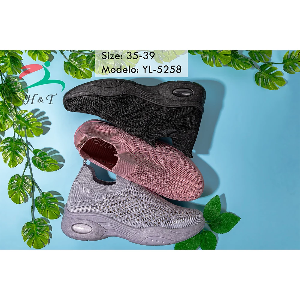 Calzado Tenis Slip-On Brillantes Cómodos Brillitos Mujer/YL-5258 - Image 3