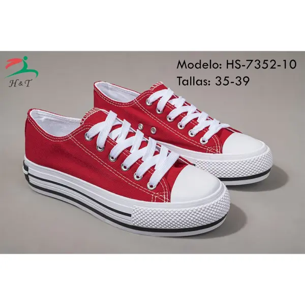 Zapatillas Lona Corte Clásico/HS-7352 - Image 14