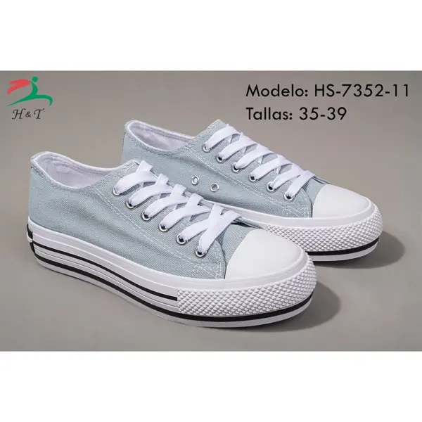 Zapatillas Lona Corte Clásico/HS-7352 - Image 15