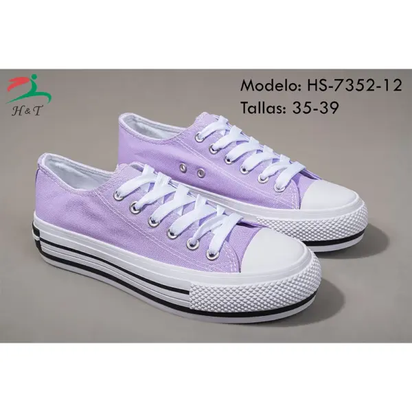 Zapatillas Lona Corte Clásico/HS-7352 - Image 2