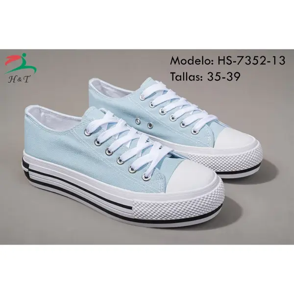 Zapatillas Lona Corte Clásico/HS-7352 - Image 3
