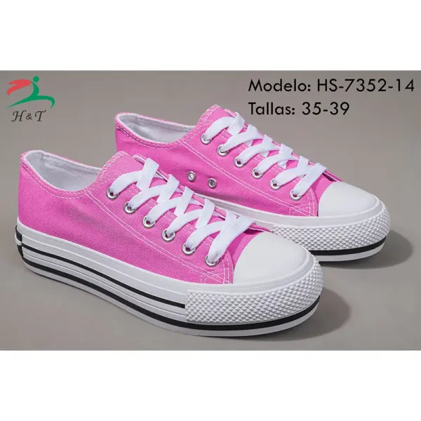 Zapatillas Lona Corte Clásico/HS-7352 - Image 4
