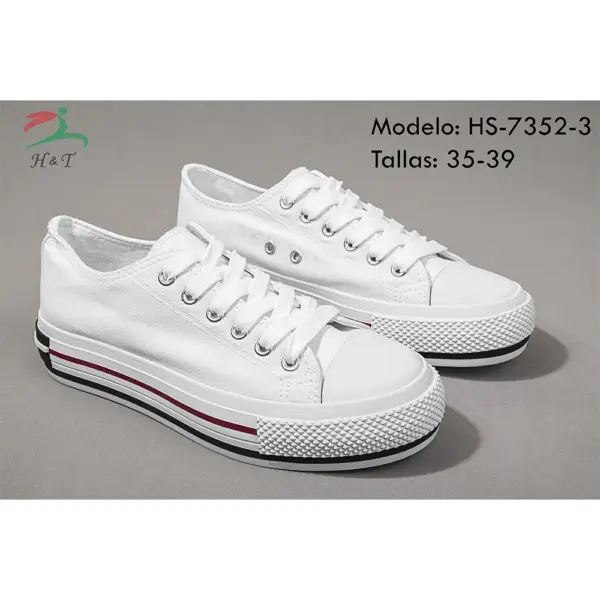 Zapatillas Lona Corte Clásico/HS-7352 - Image 7