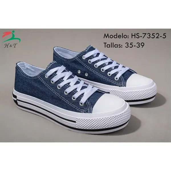 Zapatillas Lona Corte Clásico/HS-7352 - Image 9