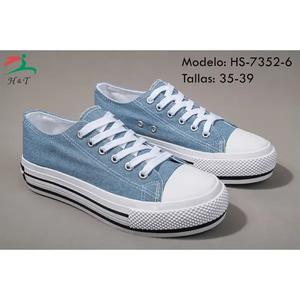 Zapatillas Lona Corte Clásico/HS-7352 - Image 10