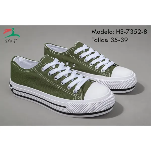 Zapatillas Lona Corte Clásico/HS-7352 - Image 12
