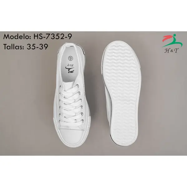 Zapatillas Lona Corte Clásico/HS-7352 - Image 13