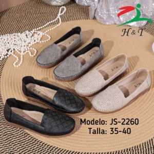 Mocasín Cómodo Ligero Mujer/JS-2260