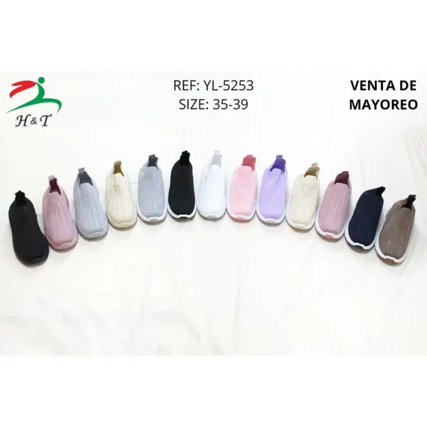 Zapatos Casual Slip-On Brillantes/YL-5253 - Image 3