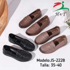 Mocasín Uso Diario Uniforme Mujer/JS-2228
