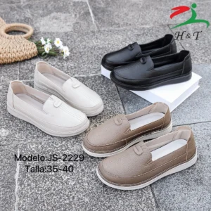 Mocasín Texturizado Elegante Mujer/JS-2229