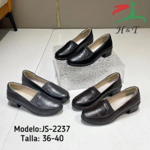Mocasín Formal Tacón Bajo/JS-2237